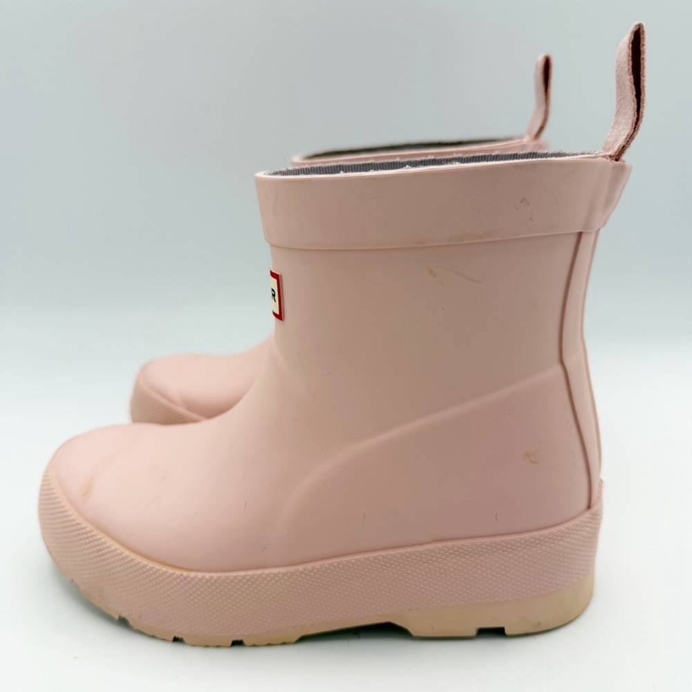 Hunter Play Boots Waterproof Azalea Pink Ankle Rain Boot Size US 12 UK 10 - Picture 3 of 8